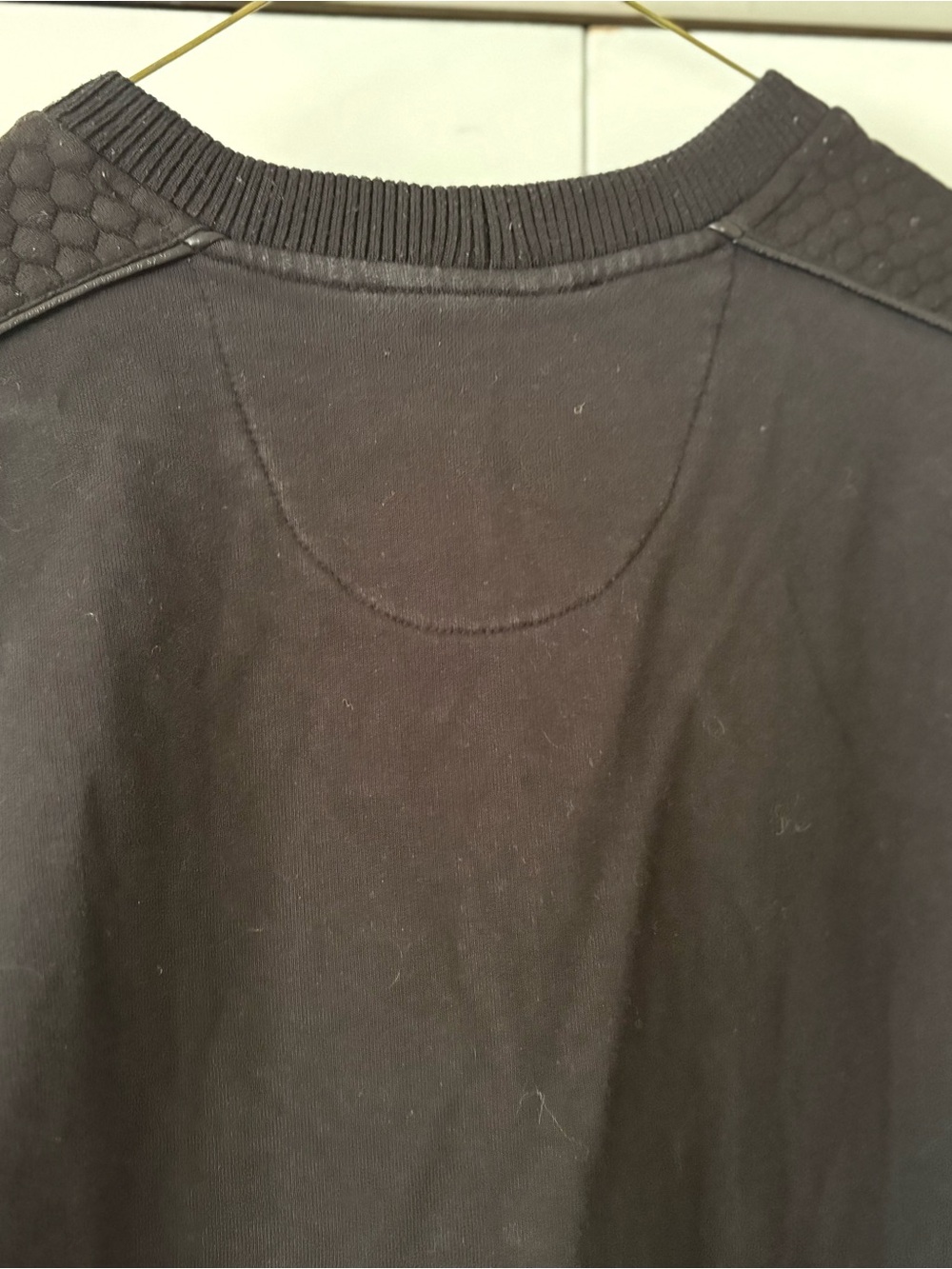 Sam Edelman Raison D'Être Black Graphic Sleeve Sweatshirt - Picture 5 of 5